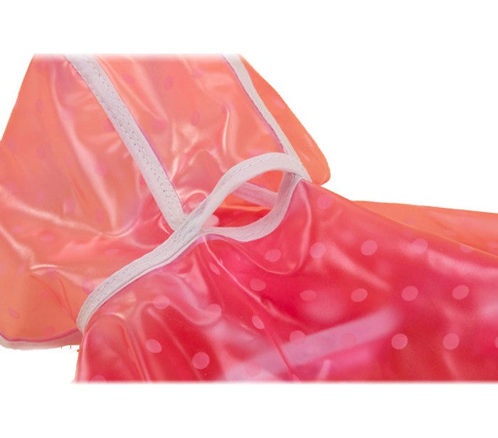 Impermeabile per cani e gatti Taglia L con cappuccio antipioggia Rosa