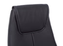 Sedia Poltrona Presidenziale da Ufficio in Similpelle Camberra Nera