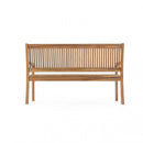 Panca 2 Posti 120x62x88 h cm in Legno Marrone