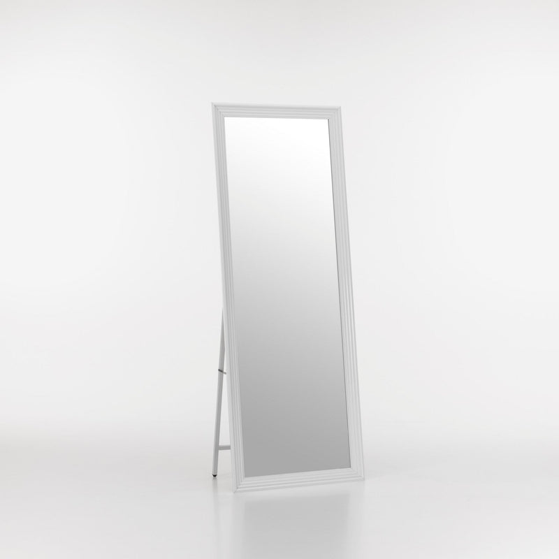 Specchio da Terra 65x34,5x175,5 cm in MDF TFT Bianco