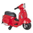 Piaggio Mini Vespa GTS Elettrica 6V  per Bambini Rossa