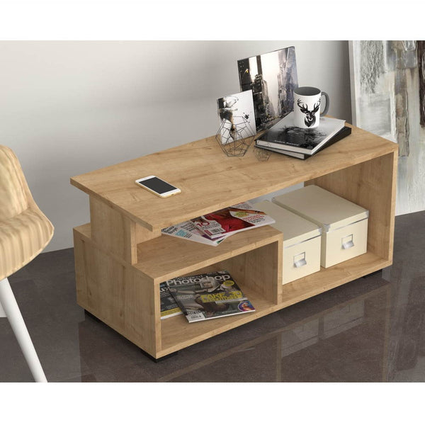 acquista Tavolino da caffè basso 90x45x45 cm Madrid rovere