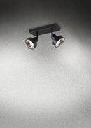 Faretto da Interno a LED in Metallo Nero Opaco