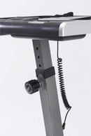Cyclette Pieghevole Magnetica con Sedile e Scrivania 100Kg Max 8 Livelli Accesso Basso Toorx BRX-Office Compact