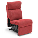 Poltrona Alzapersona Elettrica 2 motori 80x99x97 cm In Tessuto Jazz Denver Rossa