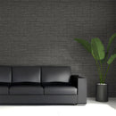 Set 12 Pannelli Decorativi Area 8,6 mq 120x60x2,5 cm Rivestimento Murale Effetto Mattoni in Pietra 3D in PU Grigio Ardesia