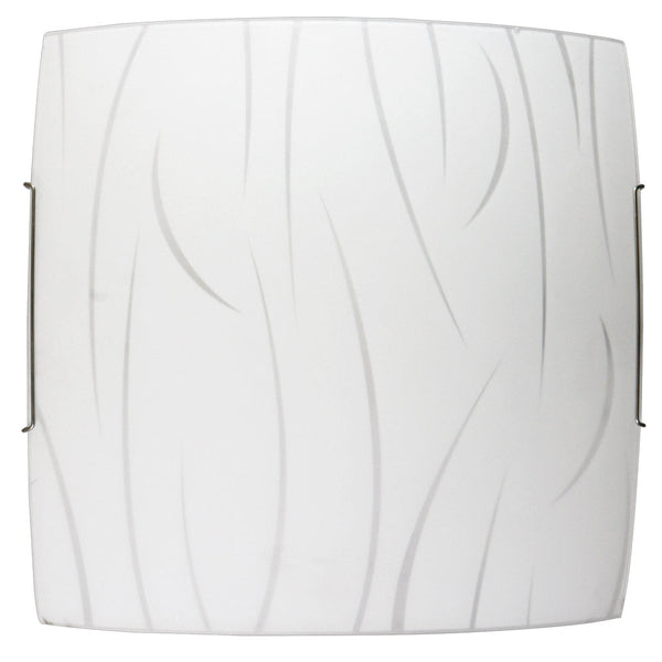 Deckenleuchte 1xE27 Haken Draht Stahl Glasplatte Weiß E-Energy Simone prezzo