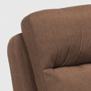 Poltrona Relax Reclinabile Manuale 106x74x74 cm in Tessuto Marrone