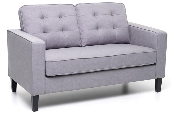 2-Sitzer-Sofa 145 x 78 x 95 cm in grauem Stoff acquista
