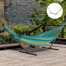 Supporto Struttura Portante per Amaca Max 150 Kg in Metallo Nero 360x92x115 cm 
