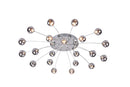Plafoniera da Interno a LED in Metallo Cromo
