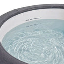 Vasca Idromassaggio Piscina Spa Semirigida Oasi 4 Adulti 2 Bambini 1000 L 184x184x73 cm in PVC Grigio 