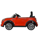 Macchina Elettrica per Bambini 12V con Licenza Mini Cooper Cabrio Rossa