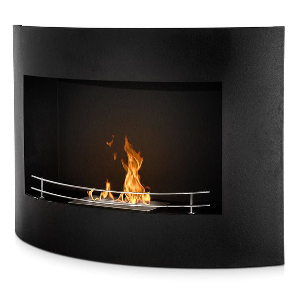 Tokyo Nero Bioethanol Wandkamin 63x15,5x45 cm sconto