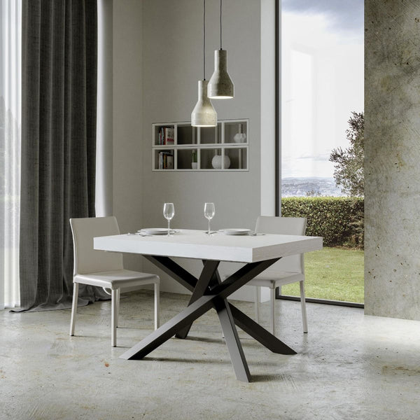 Tavolo 130x90x77 cm Volantis Fix Bianco Frassino online