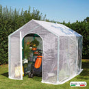 Serra da Giardino a Casetta in PVC con Telo Rama Bucaneve Verde