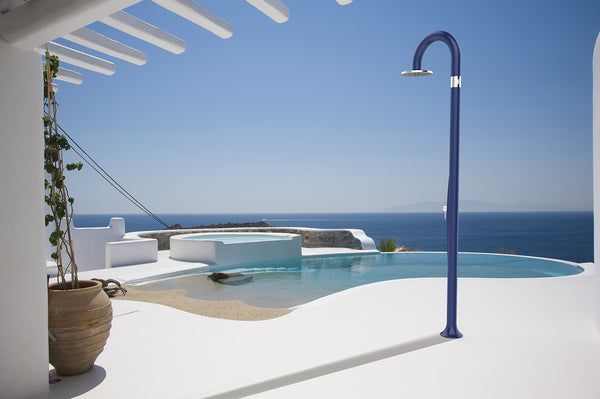 Doccia da Esterno Giardino Miscelatore Arkema Funny Yin Bianco online