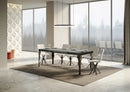 Tavolo Allungabile 140-244x90x77 cm Paxon Cemento Telaio Antracite 