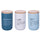 Set mit 3 Double Face Salz-, Zucker- und Kaffeedosen 750 ml aus New Bone China Villa D'este Home Tivoli