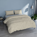 Copripiumino con Sacco e Federe Linea Water Washed Crema