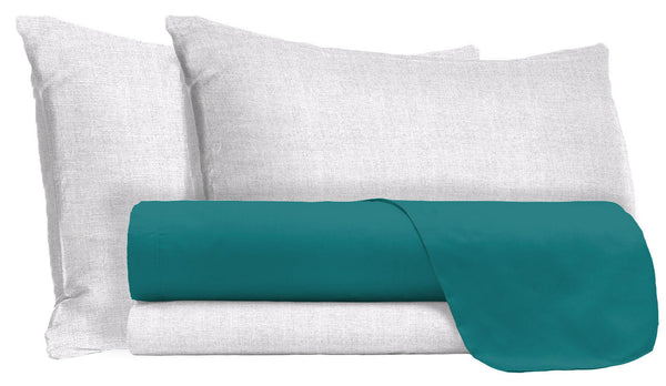 Set aus Oberlaken und Kissenbezügen aus Flaschenbaumwolle in verschiedenen Größen sconto