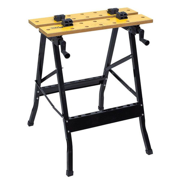 acquista Klappbare Werkbank 64x52x79 cm aus schwarzem Stahl