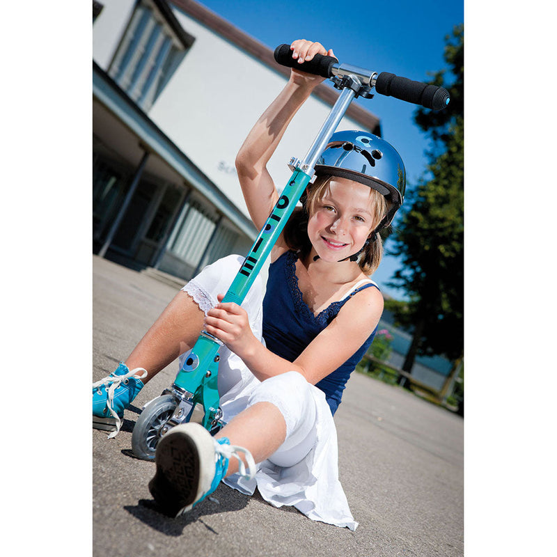 Monopattino 2 ruote Telescopico e Ripiegabile Max 100Kg Micro Sprite Blu