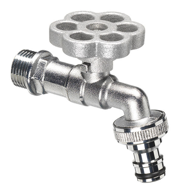 online Rubinetto a Sfera per Fontana da Giardino con Fiore Colorato Belfer RUB/029 Alluminio