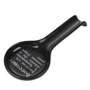 Poggiamestolo "Boccone" 28x12x3 cm in Ceramica VdE Tivoli 1996 Nero