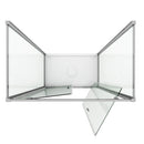 Box Doccia 3 Lati 2 Ante Battenti In Cristallo H198 Fosterberg Aalborg Trio