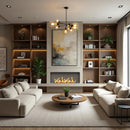 Bruciatore a Bioetanolo Smart App Inserto Automatico Camino Da Incasso Slim 100      