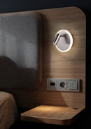 Applique da Interno a LED in Metallo Nickel Opaco