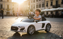 Macchina Elettrica per Bambini 12V con Licenza Audi R8 Sport Bianca