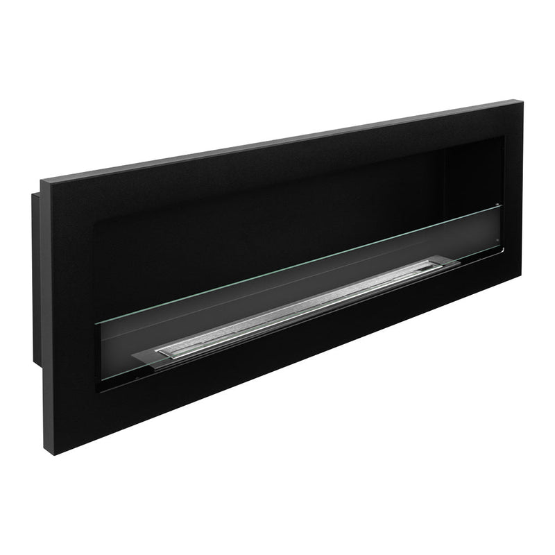 Camino a Bioetanolo da Incasso 120x15x40 cm Livorno 120 Nero