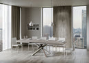 Tavolo Allungabile 200/460x90 cm Volantis Cashmere Gambe Multicolore 4/C      