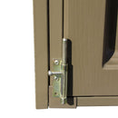 Casetta Box da Giardino 326x240x235 cm in PVC Grigio Chiaro/Marrone