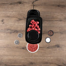 Tritacarne Elettrico 600W Dischi 3-5-7 mm in Acciaio Inox Argento e Nero      