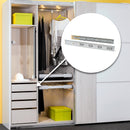 Guide a Sfere per Cassetti con Estrazione Totale e Chiusura Soft H45 mm L450 Bianco Acciaio Emuca