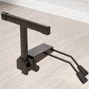 Sedia Poltrona da Ufficio Presidenziale Imbottita con Poggiapiedi Beige