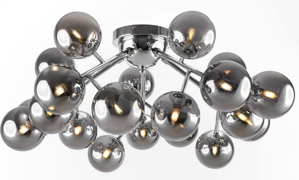 online Moderne Deckenleuchte aus Dallas Chrome Metal