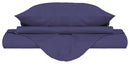 Copripiumino Matrimoniale con Sacco e Federe Tinta Unita Violetto