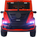 Camion Elettrico Truck con Rimorchio per Bambini 12V RC Rosso
