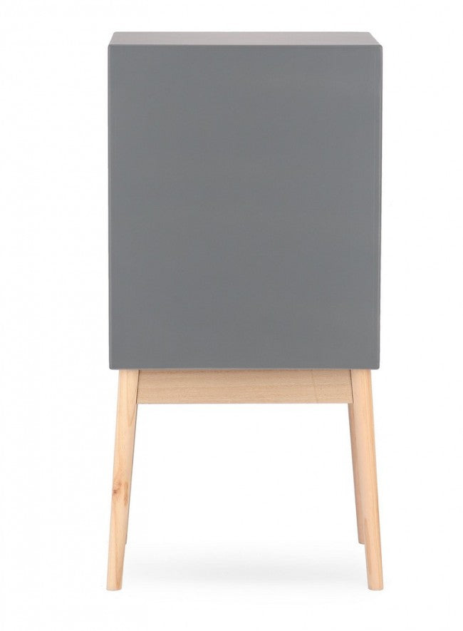 Cassettiera 5 Cassetti 43x30x88 cm Ordinary in Legno Grigio