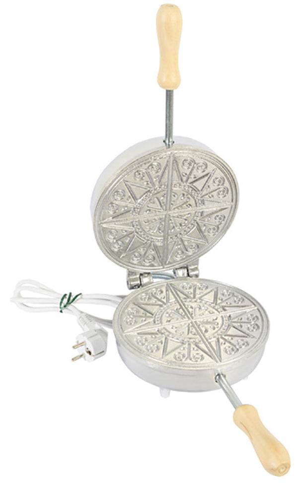 Biscottiera Elettrica 600W per Cialda Disegno Presentosa Sottile e Croccante CBE Elettronica online