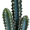 Set 2 Piante Artificiali Cactus Echinopsi con Vasi H 37 cm
