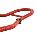 Cavalletto Anteriore per Moto 70x47x34,5 cm con Tappetino Antiscivolo e Adattatori Regolabili Capacità 200 kg in Acciaio e PP      