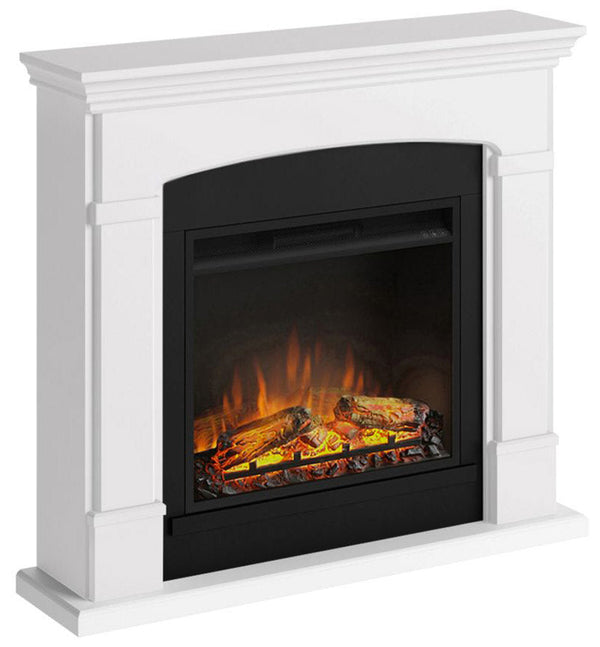 online Elektrischer Bodenkamin Flammeneffekt 1500W Tagu Helmi Weiß