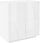 Credenza 2 Ante Battenti 81,2x44,2x86 cm Ping Bianco Lucido