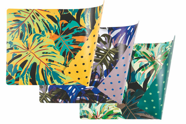 sconto Set mit 6 rechteckigen Tischsets Double Face Villa d'Este Home Tivoli Copacabana