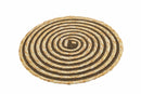Tovaglietta Tonda in Rafia Ø38 cm Villa d'Este Home Tivoli Spiral